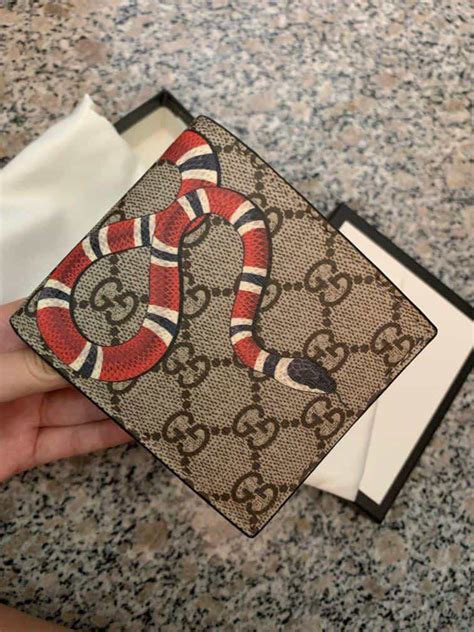 gucci snake case replica|gucci wallet stitching.